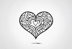 Brain, heart, love, abstract, symbolism tattoo idea