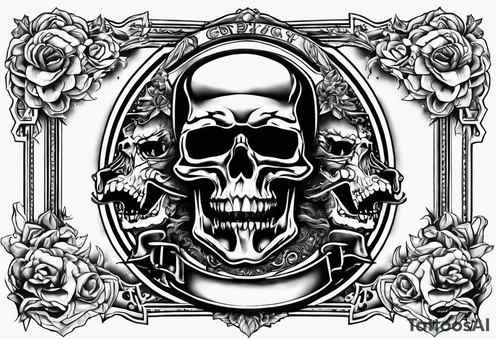 The year 1974 in a Metallica font tattoo idea