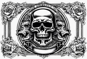 The year 1974 in a Metallica font tattoo idea