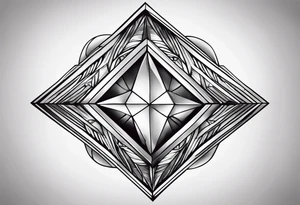 diamond tattoo idea