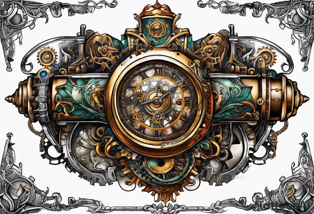 Steampunk tattoo idea