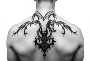 Emily. Aries. Feminine dark erotic tattoo idea