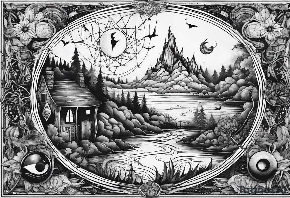 Harry Potter deathly hollows tattoo idea