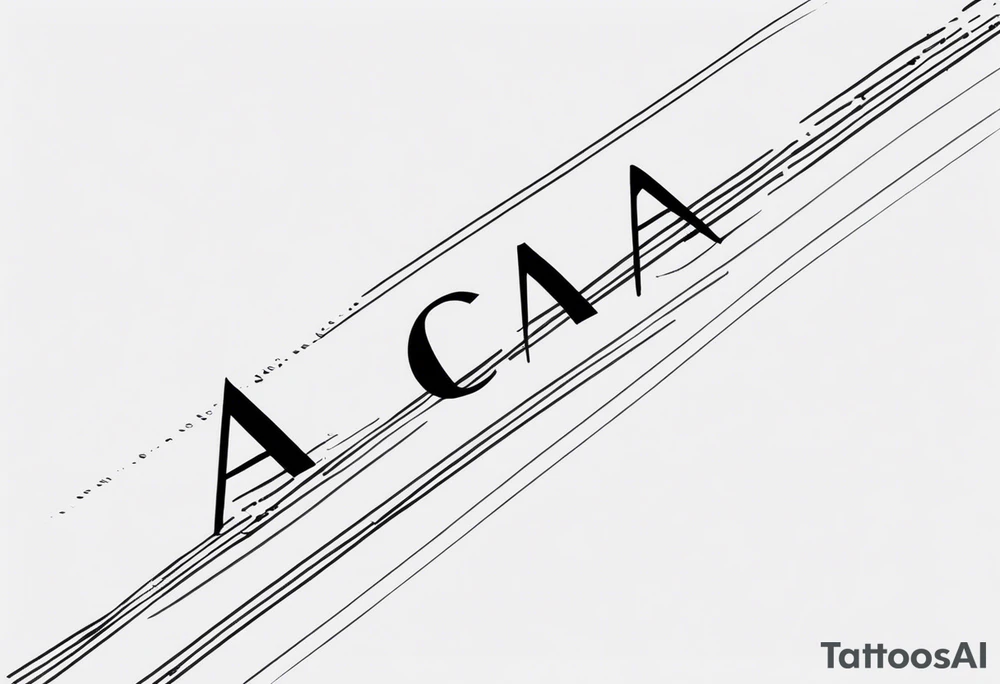 Initials: A C C A
On the band of my forearm tattoo idea