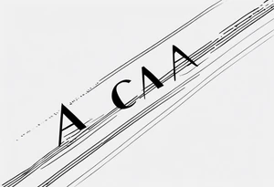 Initials: A C C A
On the band of my forearm tattoo idea