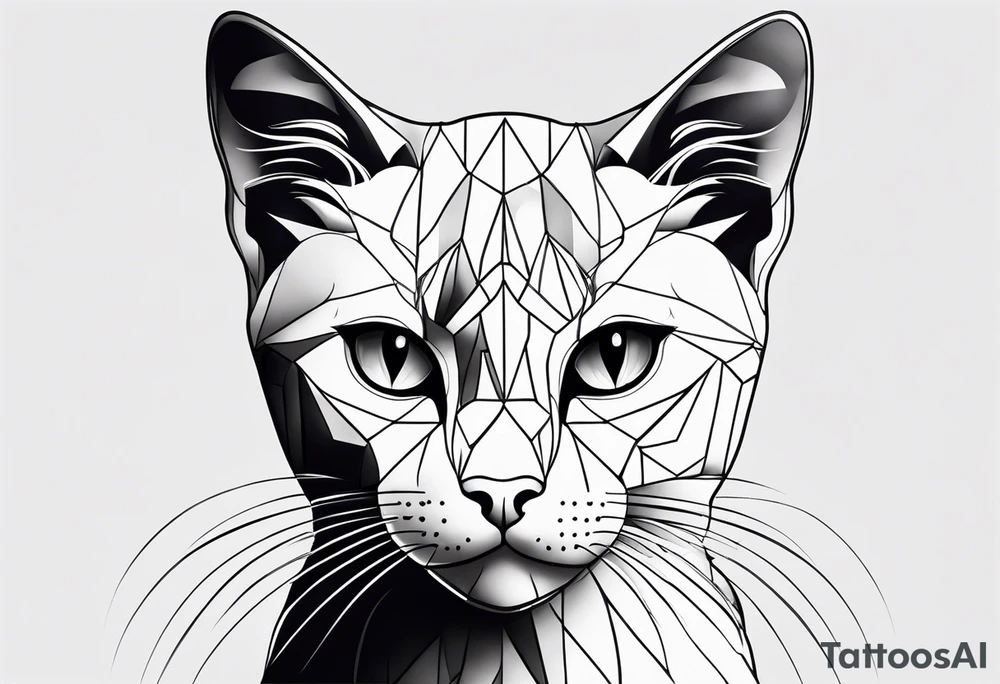 Black Cat tattoo idea