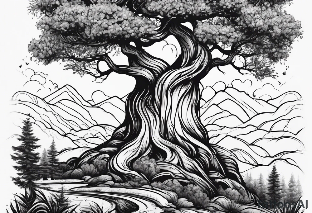 tree tattoo idea