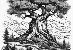 tree tattoo idea