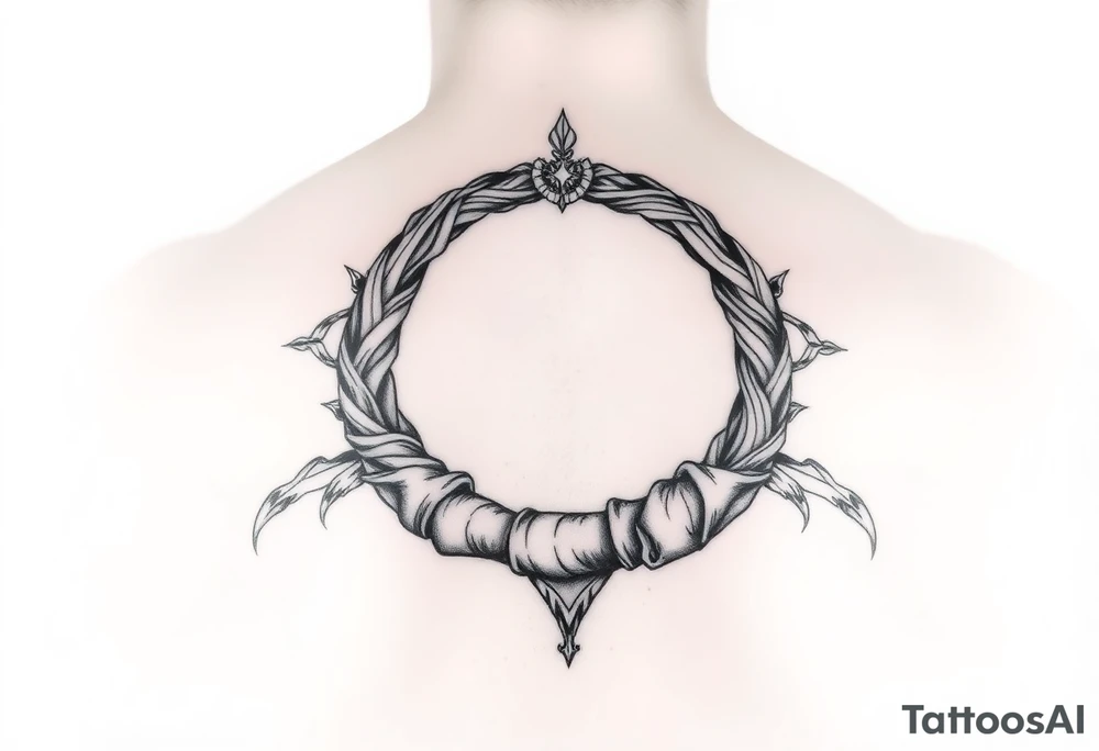 Arc of the covenant from the Bible tattoo idea