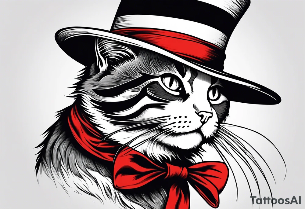 cat in the hat tattoo idea
