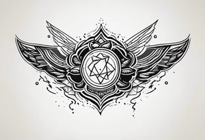 Body Rip wound mark tattoo design tattoo idea