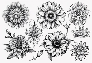 Steel Daisy tatoo tattoo idea