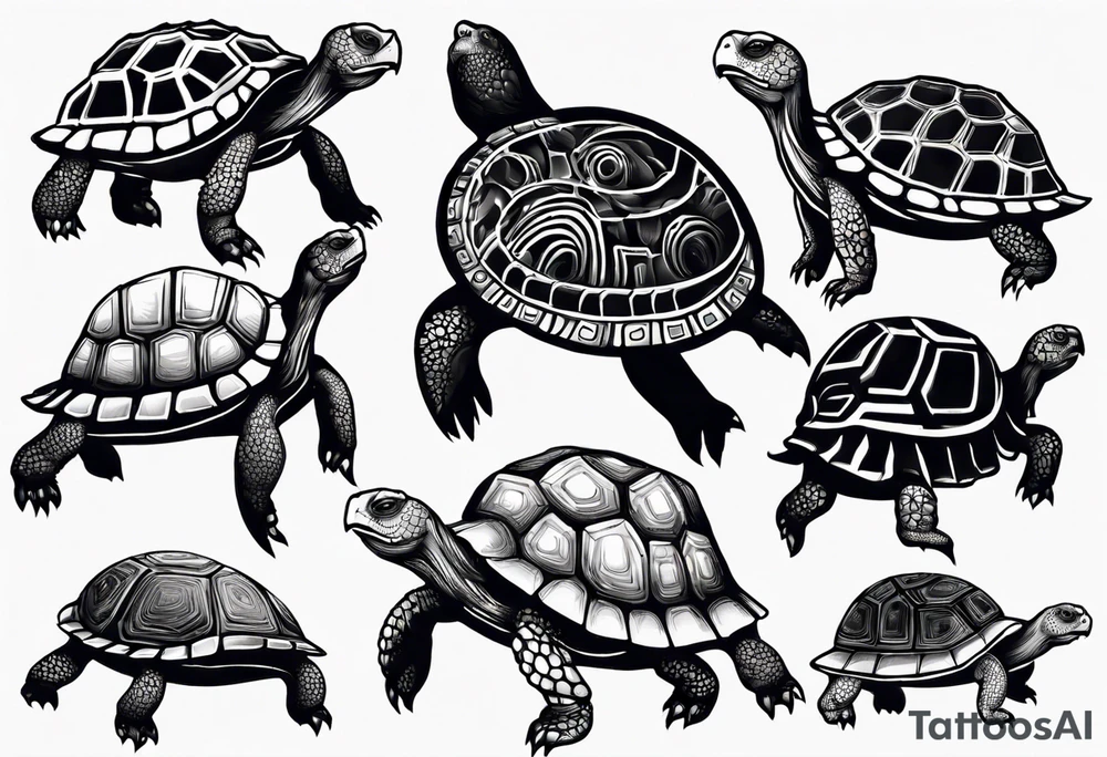 tortoise tattoo idea