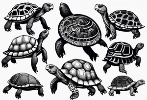 tortoise tattoo idea