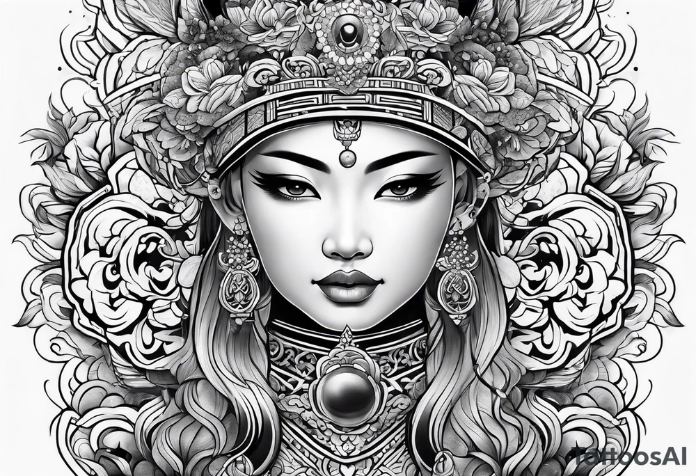 Vietnamese traditional tattoo idea