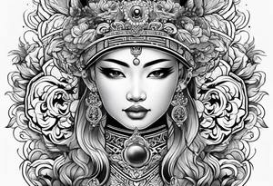 Vietnamese traditional tattoo idea