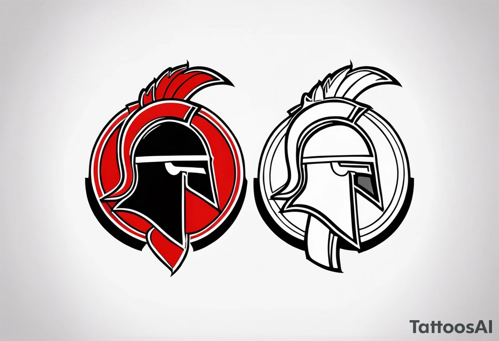 Ancient spartan symbol tattoo tattoo idea