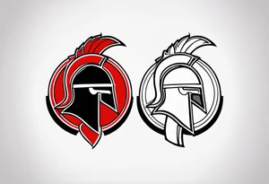 Ancient spartan symbol tattoo tattoo idea