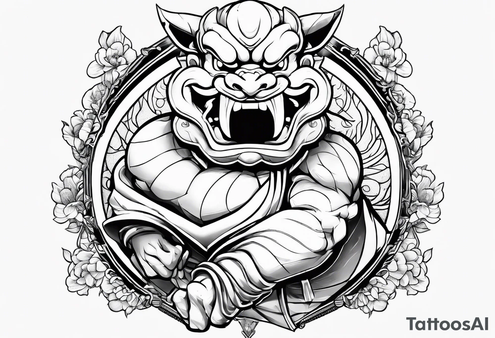 kid buu tattoo idea