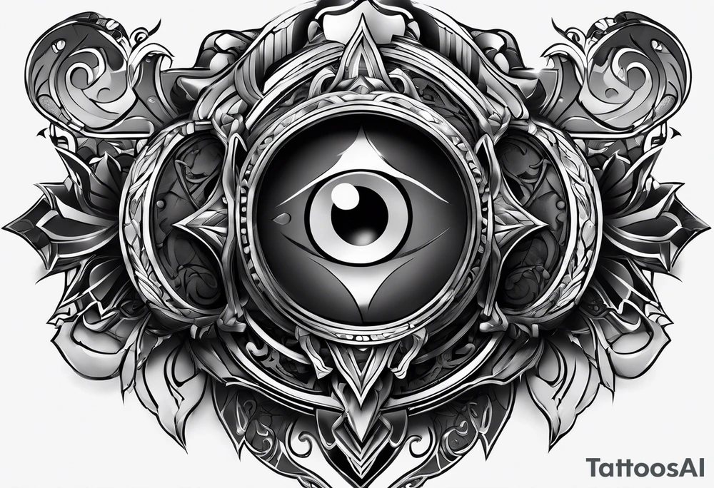 Art from dishonored game 
bracelet hand tattoo idea