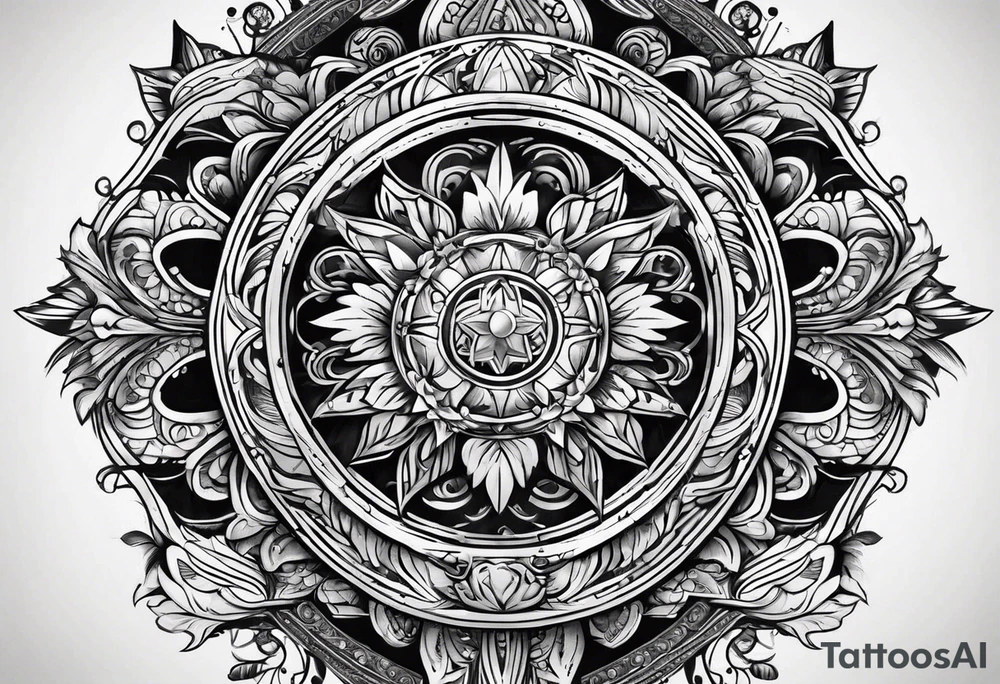 a symbol of firmness of spirit, strength and stability tattoo idea