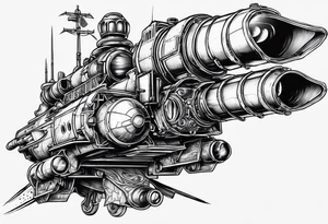 rocket launcher tattoo idea