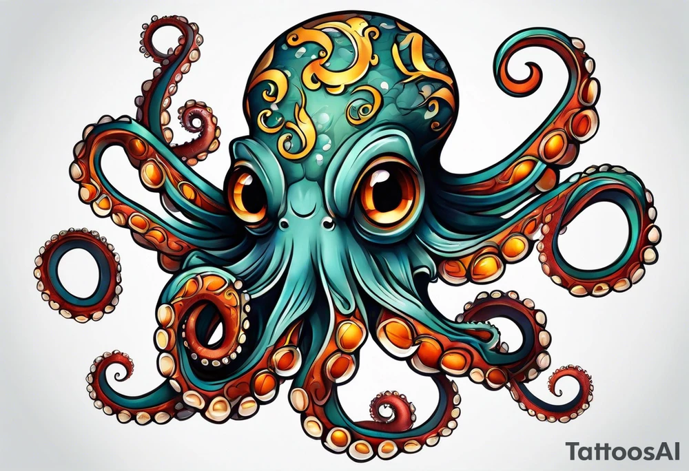 Octopus tattoo idea