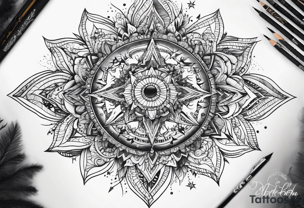 A spangle in the sky tattoo idea