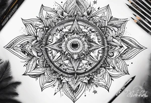 A spangle in the sky tattoo idea