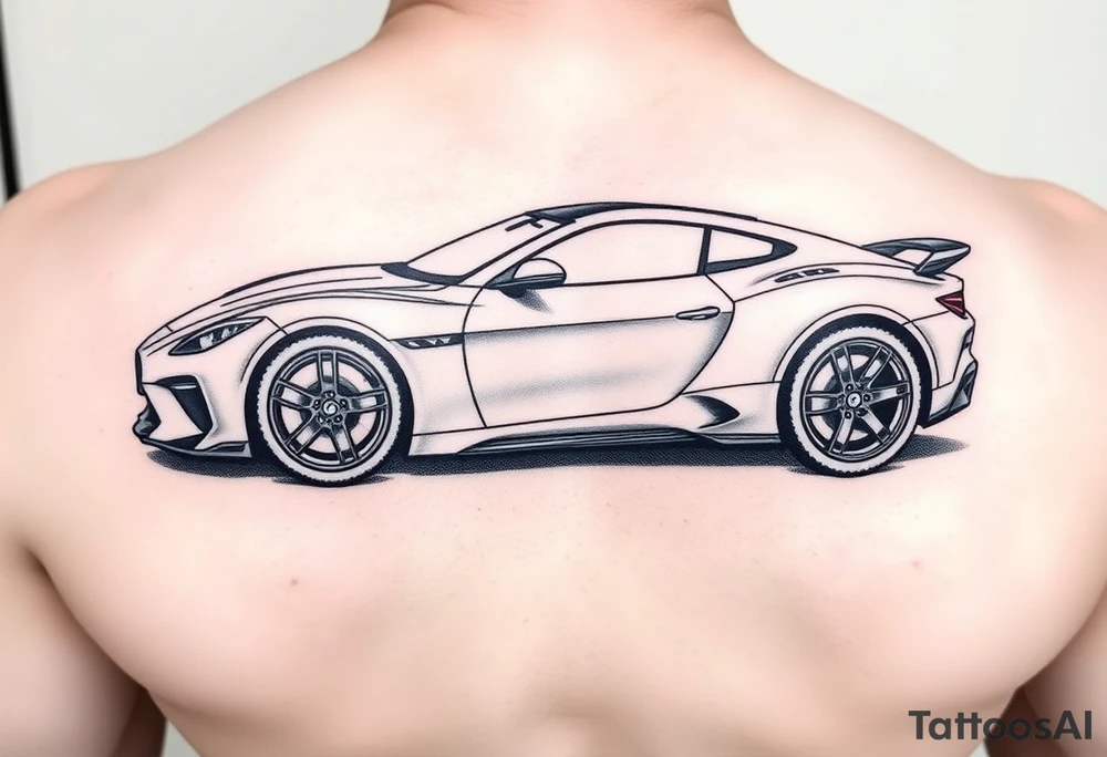 Car tattoo tattoo idea