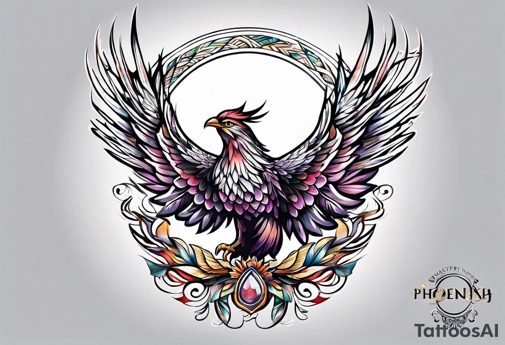 phoenix tattoo idea