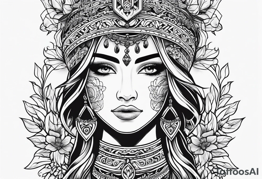 Slavic folktale tattoo idea