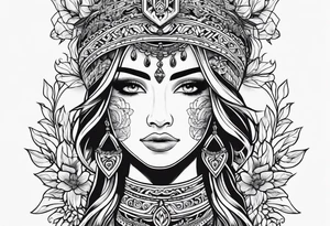 Slavic folktale tattoo idea