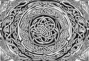 Celtic knots, background tattoo idea