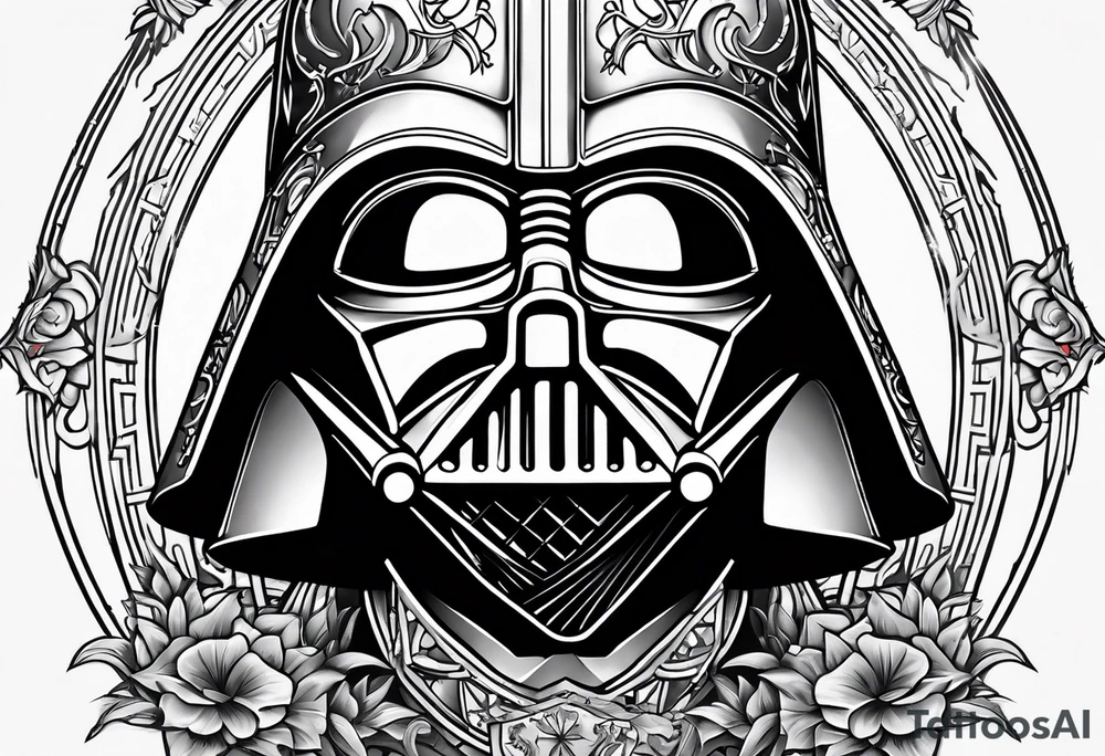 Starwart Dart Vader tattoo idea