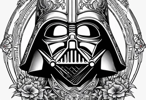 Starwart Dart Vader tattoo idea