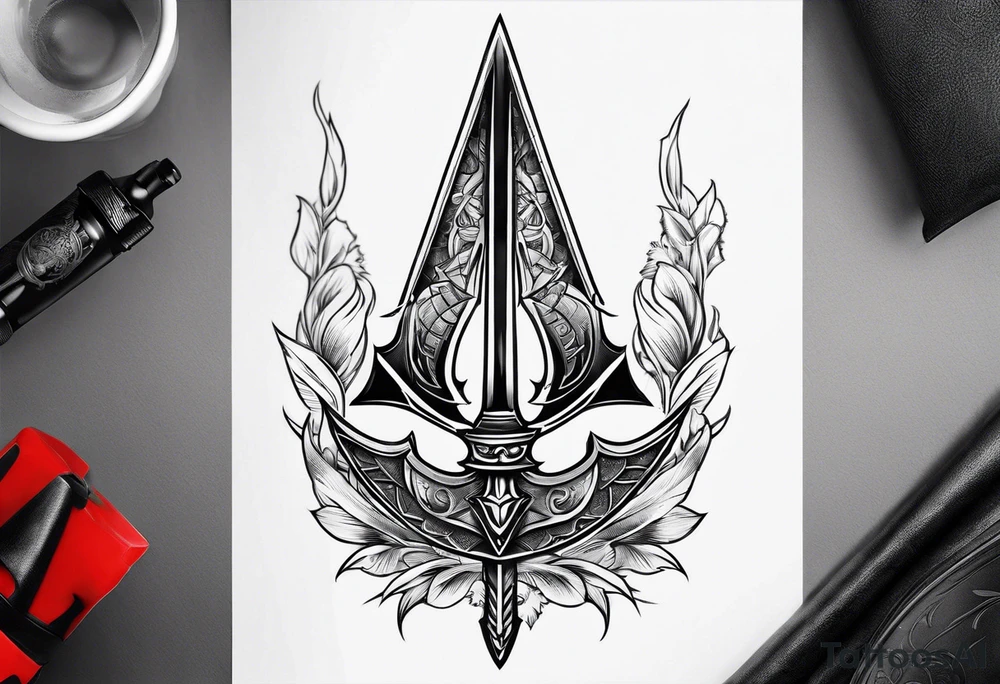 Assassin's creed dagger tattoo idea