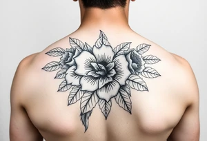 Floral tattoo for a rebel tattoo idea
