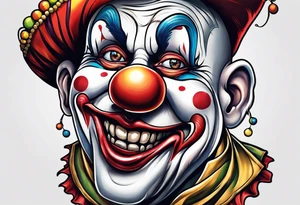 clown tattoo idea