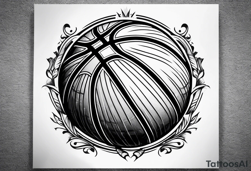 Basketball tattoo idea