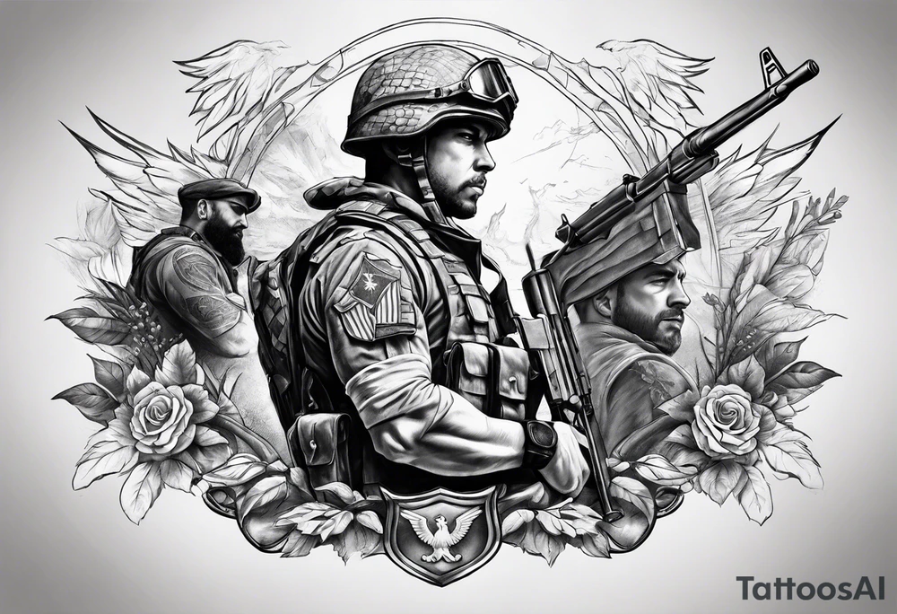 Battlefield tattoo idea