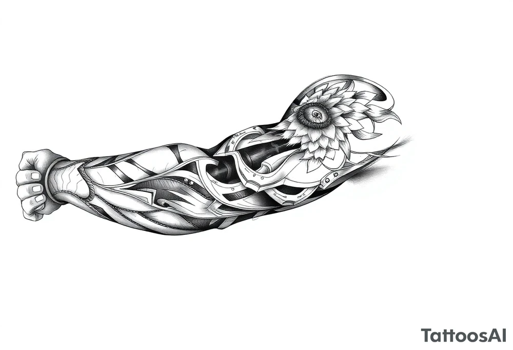 Upper arm 
Half sleeve tattoo idea