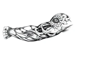 Upper arm 
Half sleeve tattoo idea