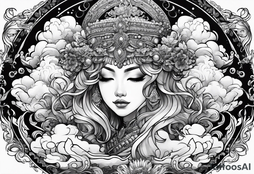 Kingdom on a cloud tattoo idea