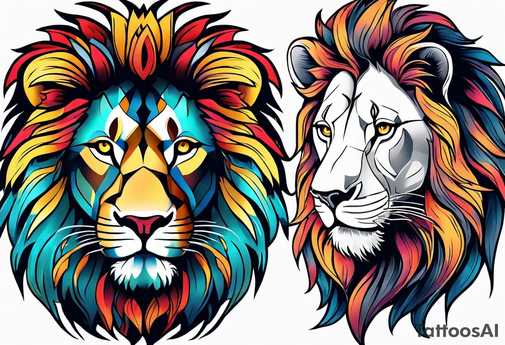 lion tattoo idea
