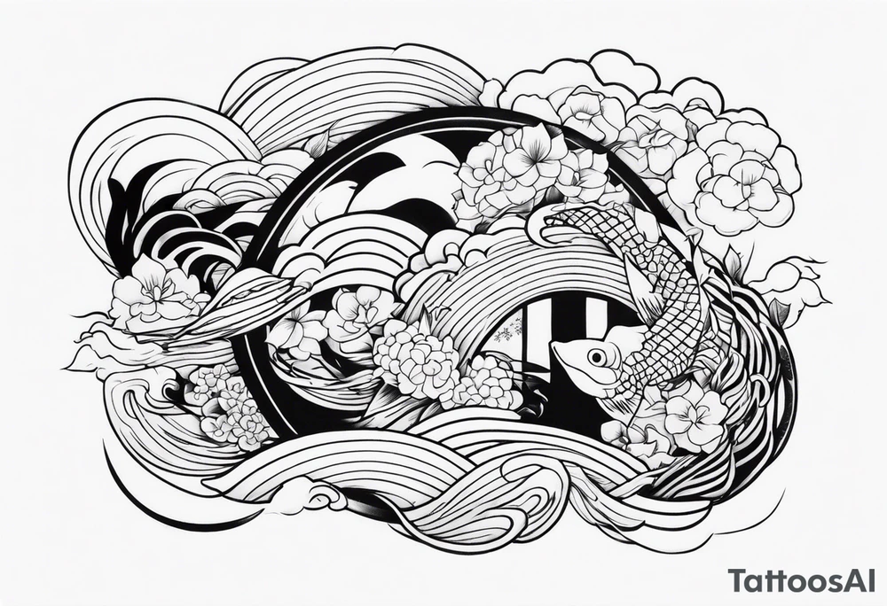 A Japanese tattoo tattoo idea