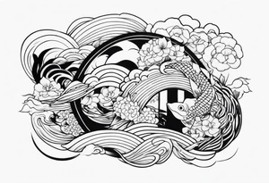 A Japanese tattoo tattoo idea