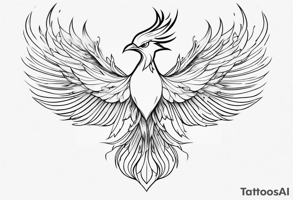 phoenix tattoo idea