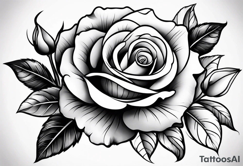 most beautiful Roses tattoo idea