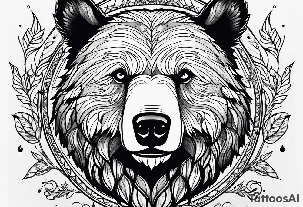Bear tattoo idea